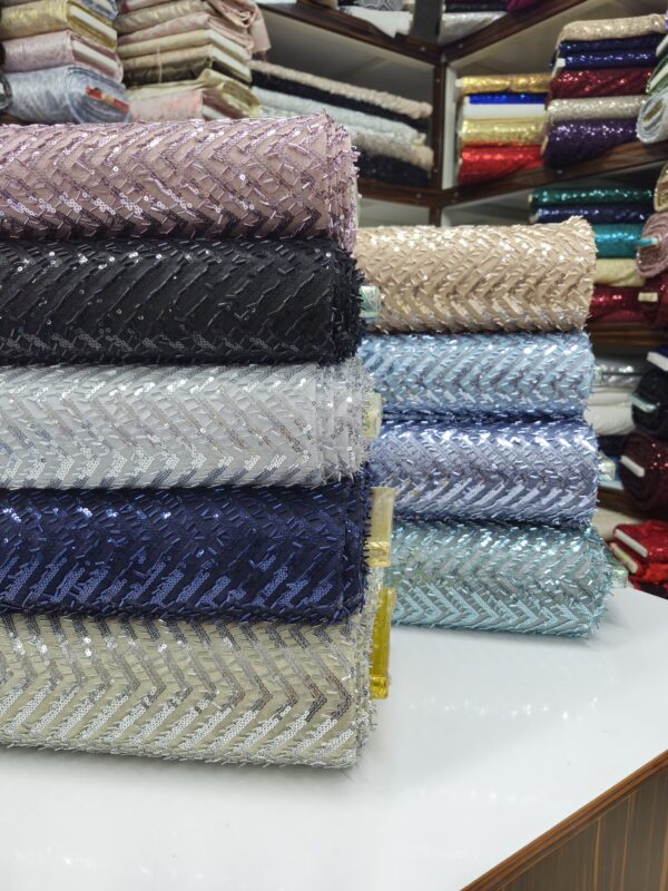 Saçaklı Zigzag Liza Payet