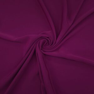 Koyu Fuşya Kristal Krep