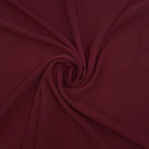 Koyu Bordo Kristal Krep