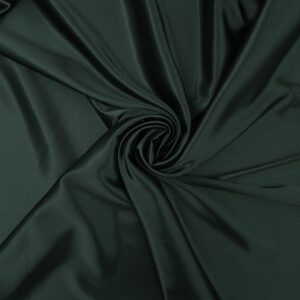 İnce Likralı (İpek) Saten Koyu Yeşil