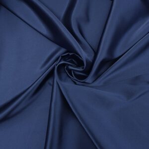 İnce Likralı (İpek) Saten Lacivert