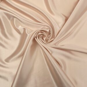 İnce Likralı (İpek) Saten Şampanya Bej