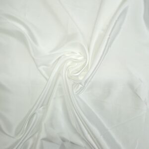 İnce Likralı (İpek) Saten Kırık Beyaz (Ekru)