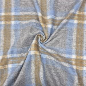 Ekoseli Buklet Kaşe Gri Bej